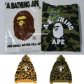 A BATHING APE 1ST CAMO COLLEGE PULLOVER HOODIE