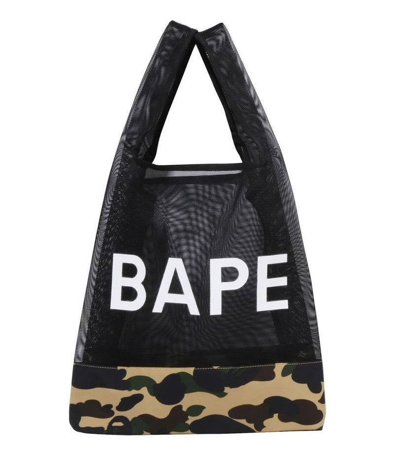A BATHING APE 1ST CAMO MESH BAG - happyjagabee store