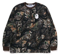 A BATHING APE TREE EDGE CAMO RELAXED FIT L/S TEE