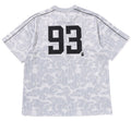 A BATHING APE CAMO STRIPE BASEBALL LOGO RELAXED FIT TEE