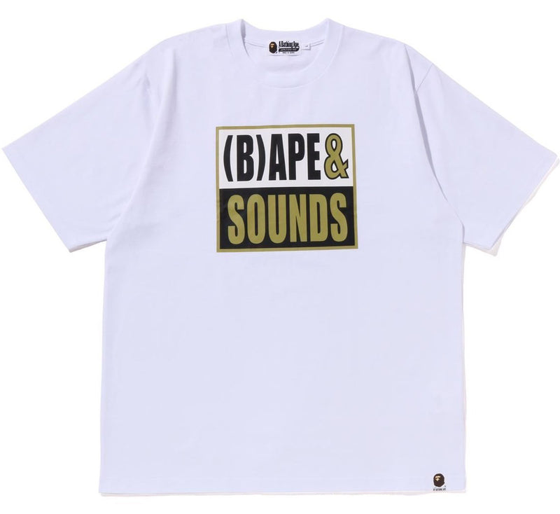 A BATHING APE (B)APE SOUNDS LOGO RELAXED FIT TEE