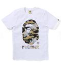 A BATHING APE Ladies' STA OVER PRINT 1ST CAMO BY BATHING APE TEE