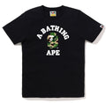 A BATHING APE Ladies' ABC CAMO COLLEGE TEE