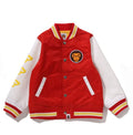 A BATHING APE BAPE KIDS BABY MILO VARSITY JACKET