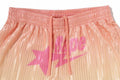 A BATHING APE Ladies' DIP DYE MULTI LOGO SHORTS