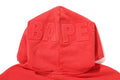 A BATHING APE GARMENT DYE ONE POINT RELAXED FIT PULLOVER HOODIE