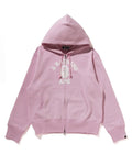 A BATHING APE Ladies' COLLEGE ZIP HOODIE
