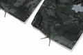 A BATHING APE HYBRID CAMO MULTI BADGE CARGO PANTS