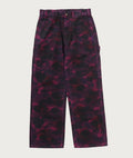 A BATHING APE COLOR CAMO RELAXED FIT WORK PANTS