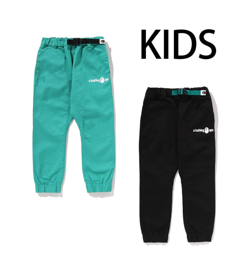 A BATHING APE BAPE KIDS BAPE CLIMBING PANTS