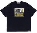 A BATHING APE (B)APE SOUNDS LOGO RELAXED FIT TEE