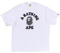 A BATHING APE PIXAL COLLEGE RELAXED FIT TEE