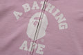 A BATHING APE Ladies' COLLEGE ZIP HOODIE
