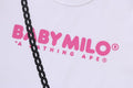 A BATHING APE BAPE KIDS WILD LEOPARD PATTERN MILO POCHETTE DRESS