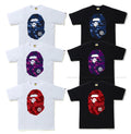 A BATHING APE COLOR CAMO BIG APE HEAD TEE
