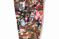 A BATHING APE HYBRID CAMO MULTI BADGE CARGO PANTS