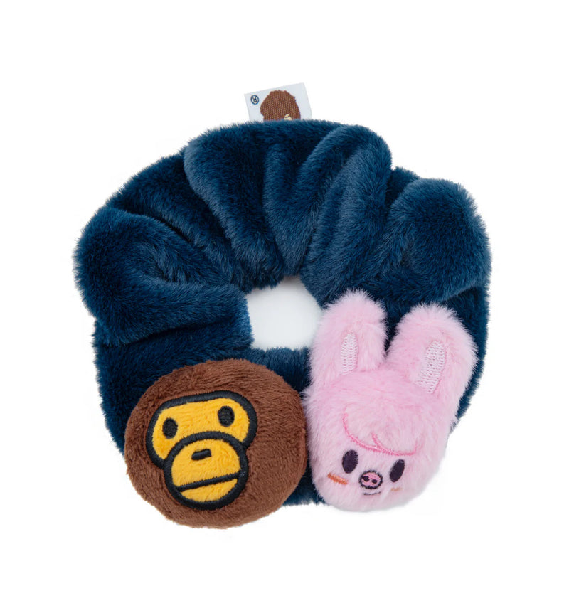 A BATHING APE BAPE x STRAYKIDS DWAEKKI BABY MILO SCRUNCHIE