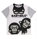 A BATHING APE BAPE KIDS PRETEND BABY MILO TEE