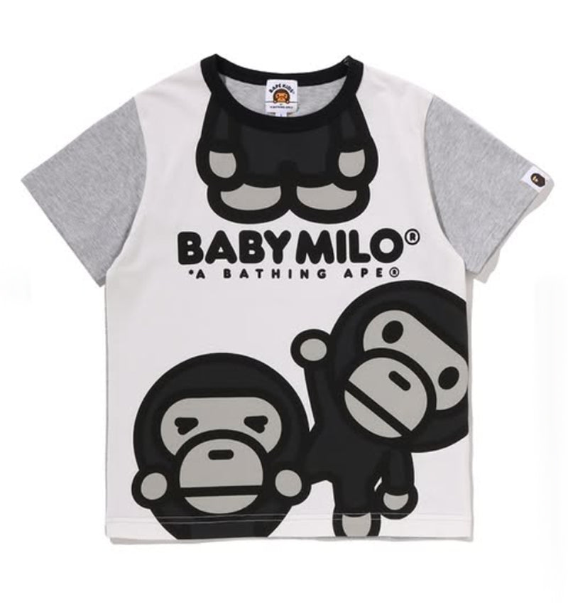 A BATHING APE BAPE KIDS PRETEND BABY MILO TEE