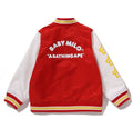 A BATHING APE BAPE KIDS BABY MILO VARSITY JACKET