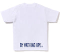 A BATHING APE JAPANESE INDIGO ART CAMO APE FACE TEE