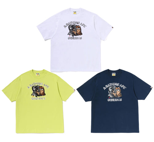 A BATHING APE APE GENERAL HAND DRAWN RELAXED FIT TEE