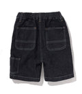 A BATHING APE BAPE KIDS MILO FACE 10 OZ DENIM SHIRTS