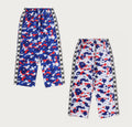 A BATHING APE STA STRIKE CAMO LOOSE FIT TRACK PANTS
