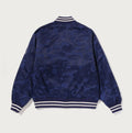A BATHING APE SOLID CAMO NYLON JACQUARD VARSITY JACKET