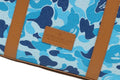 A BATHING APE ABC CAMO PU OSTRICH TOTE BAG