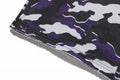 A BATHING APE GLITCH WOODLAND CAMO DOUBLE KNEE RELAXED FIT SWEAT SHORTS