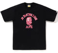 A BATHING APE PALM RESORT CAMO COLLEGE TEE