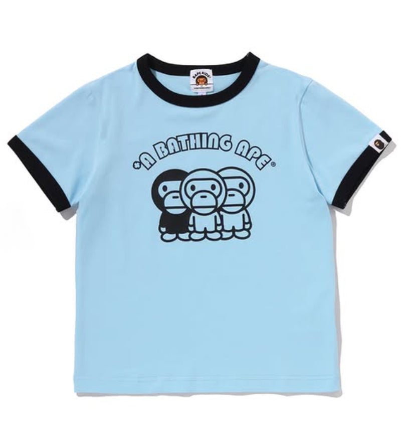 A BATHING APE BAPE KIDS BABY MILO TRIM TEE