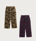 A BATHING APE COLOR CAMO RELAXED FIT WORK PANTS