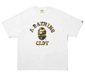 A BATHING APE BAPE x CLOT COLLEGE RELAXED FIT TEE