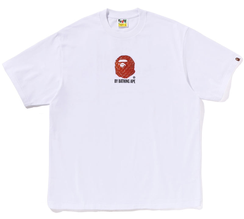 A BATHING APE STRAWBERRY BY BATHING APE RELAXED FIT TEE