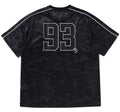 A BATHING APE CAMO STRIPE BASEBALL LOGO RELAXED FIT TEE
