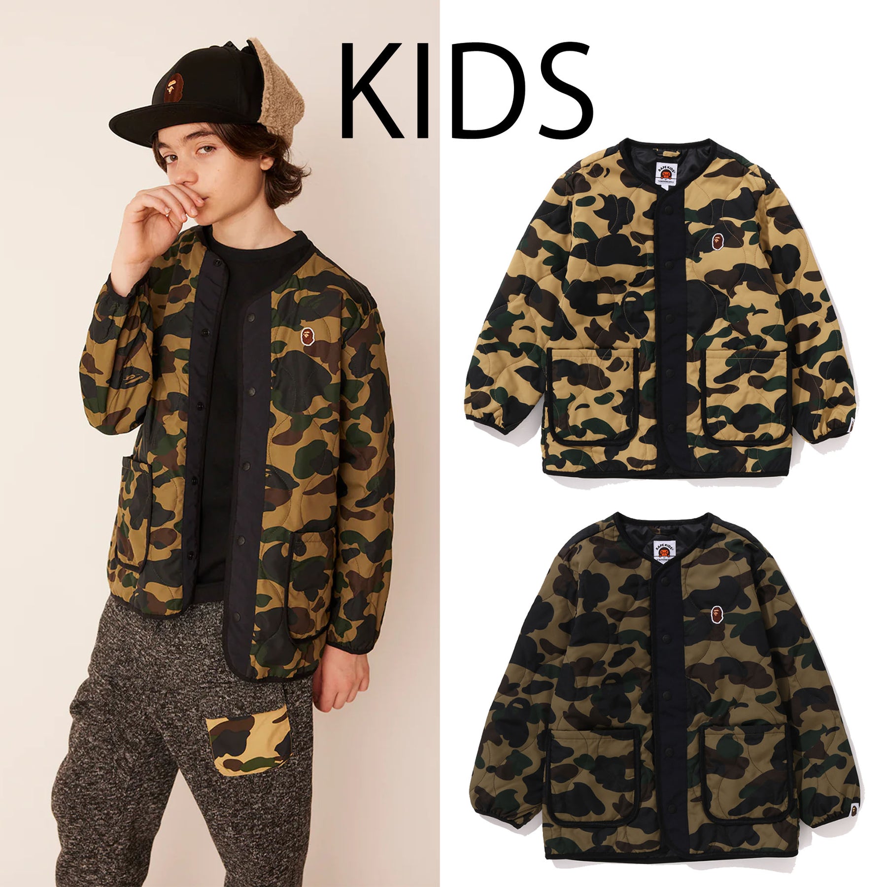 Bape jacket hot sale boys