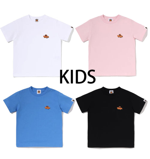 A BATHING APE BAPE KIDS MILO ON BAPE ONE POINT TEE
