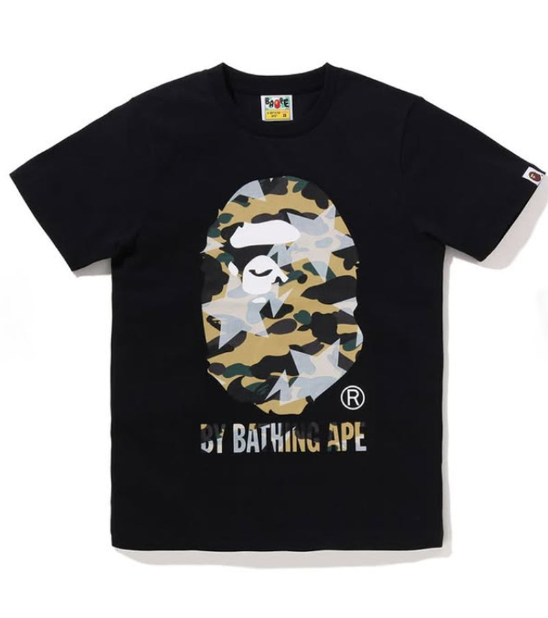A BATHING APE Ladies' STA OVER PRINT 1ST CAMO BY BATHING APE TEE