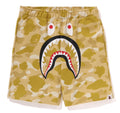 A BATHING APE COLOR CAMO SHARK SWEAT SHORTS