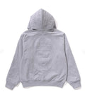 A BATHING APE PADDED SHARK CROPPED FIT PULLOVER HOODIE