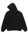 A BATHING APE PADDED SHARK CROPPED FIT PULLOVER HOODIE