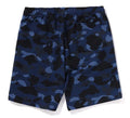 A BATHING APE COLOR CAMO SHARK SWEAT SHORTS