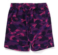 A BATHING APE COLOR CAMO SHARK SWEAT SHORTS