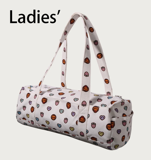 A BATHING APE Ladies' MILOGRAM SWEETS PATTERN DUFFLE BAG