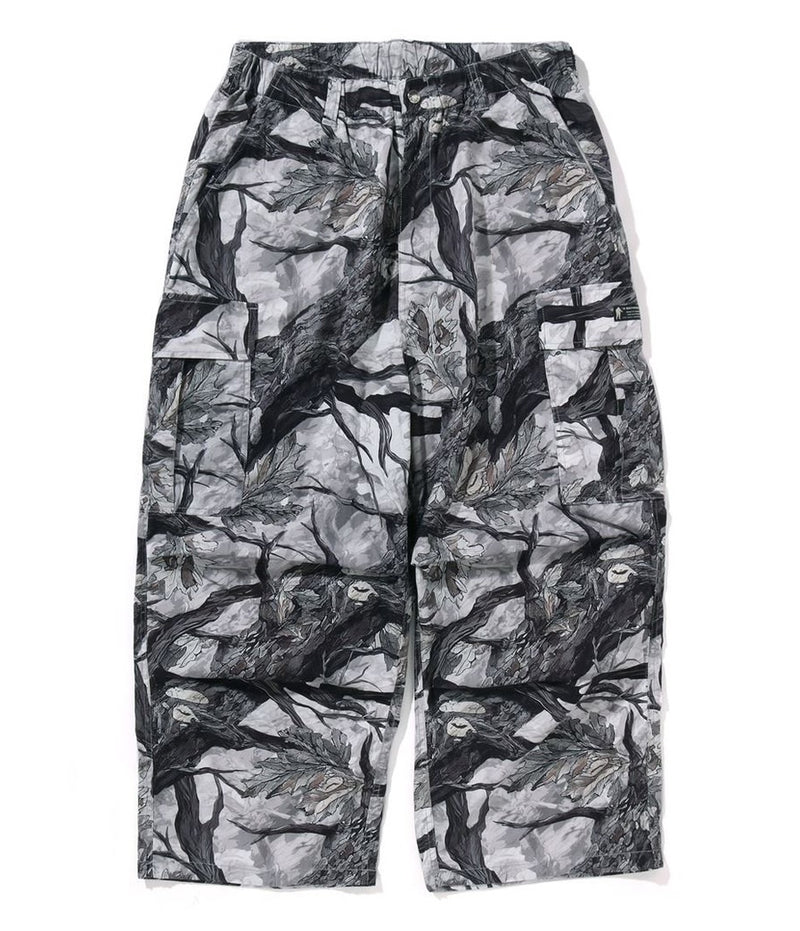 A BATHING APE TREE EDGE CAMO CARGO PANTS