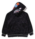A BATHING APE COLOR CAMO SHARK RELAXED FIT HOODIE TRACK JACKET