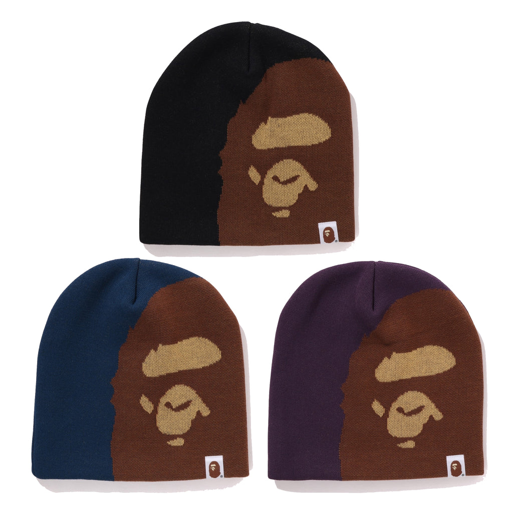 BAPE Big Ape Head Knit Cap (FW20) Navy