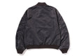A BATHING APE TONAL CHAIN STITCH SHARK BOMBER JACKET